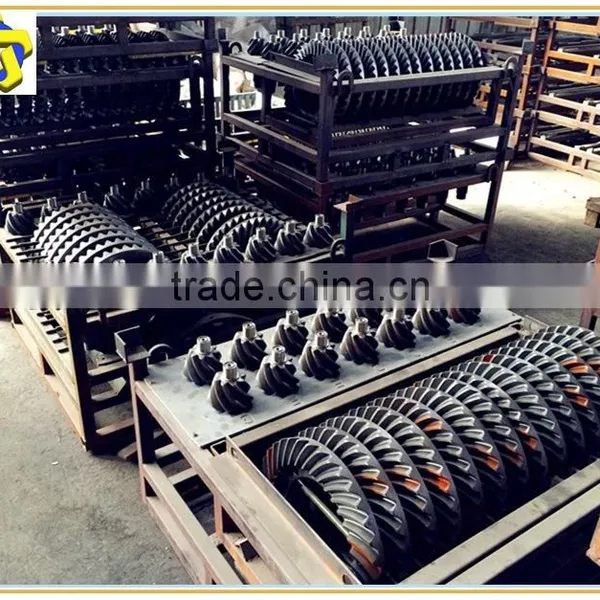 Officially Supply Spiral Bevel Gear Gears Set Custome Standard Bevel Gear for XCMG LIUGONG SDLG SHANTUI 8:27 7:27 Match Parts photo-5