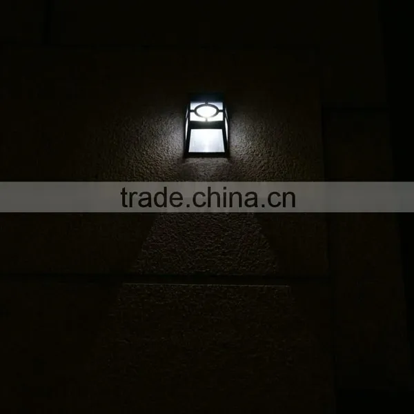 Black Abs Waterproof Solar Wall Lamp for Decoration Hotel or Garden photo-5