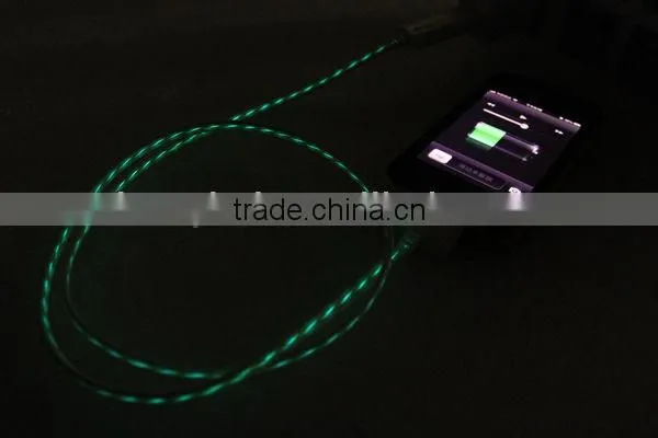Visible Flexible Flowing Charge Cable for Sumsung photo-5