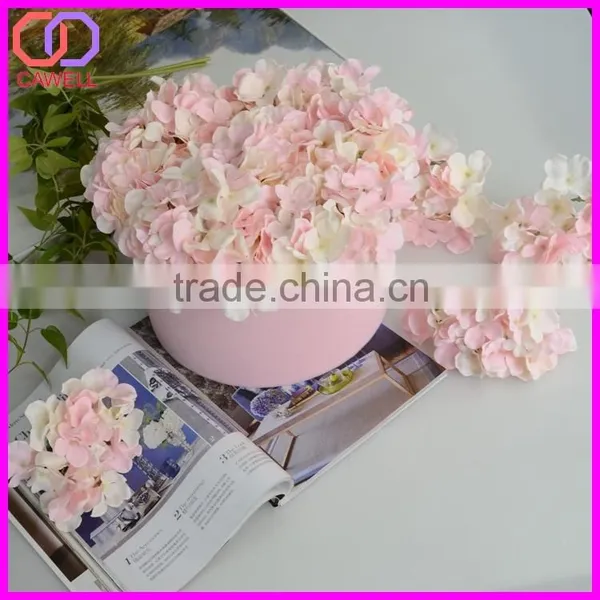 Blue Pink White Artificial Silk Hydrangea Petals Flowers photo-4