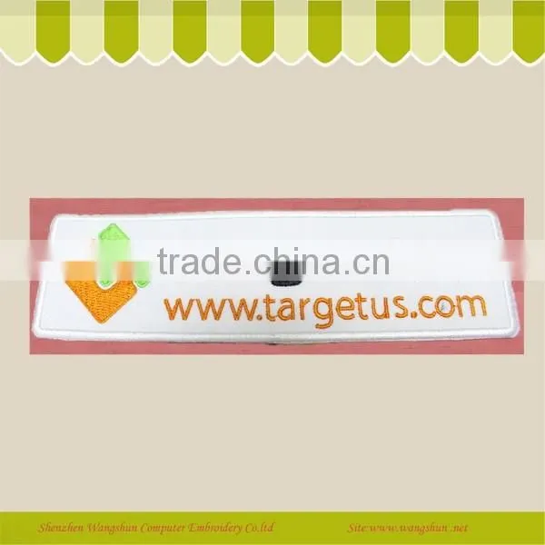 Hot Sale Wholesale Letter Logo Woven Embroidery Tag Sew-On photo-4
