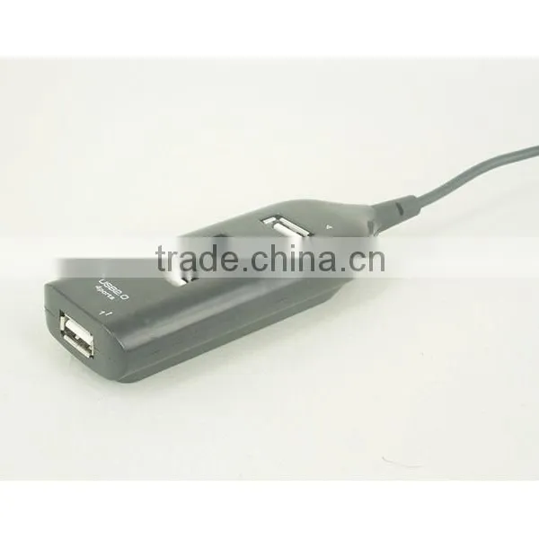 New High Speed 4-Port Splitter USB 2.0 Hub Powered Adapter For PC Laptop Notebook photo-3