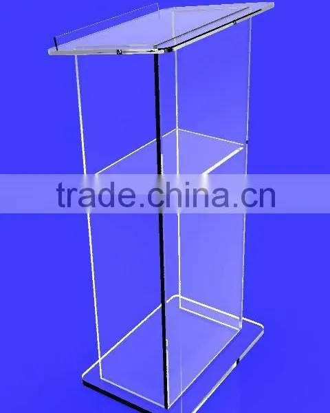 High Quality Clear Custom Perspex Church Podium/pulpit for Sale photo-2
