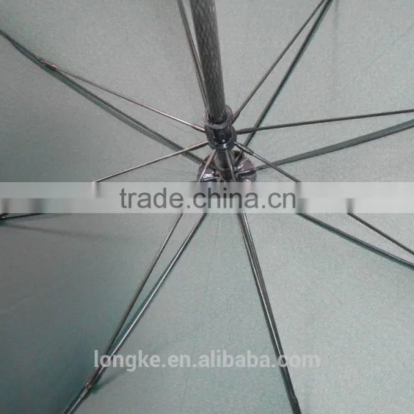 Solid Color Soft Touching Foam Eva Handle Golf Umbrella Fiberglass Shaft photo-2