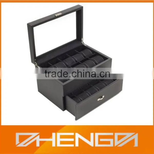 High Quality Guangzhou Factory Custom Made-in-china Gift Wooden His-and-hers Watches Box (ZDS-SJF104) photo-5