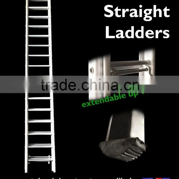 Aluminium 3 Section Straight Ladders 17 Ft.