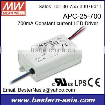 Mean Well Driver Led Flood Light APC-25-700