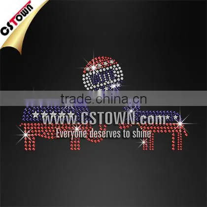 Heat Press Transfers VOTE Rhinestone