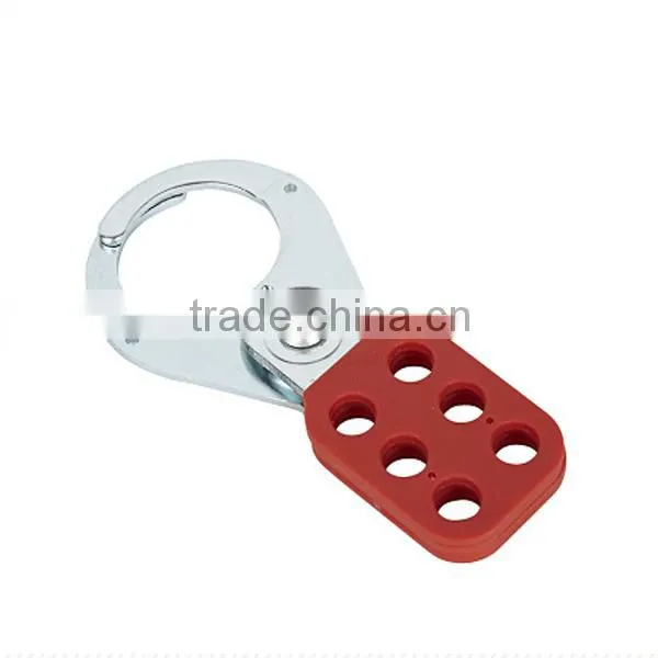 High Quality Vinyl Coated 1" & 1.5" Six Hole Safety Lockout Hasp photo-5