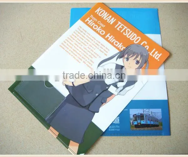 Fancy Clear L Shape File Folder UV Printing photo-6