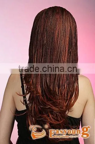 Wholesale 1/2 Half Head Braided Synthetic Hair Wigs for Black Women photo-2