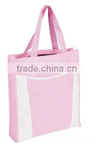 Pink Shopping Newspaper Bag