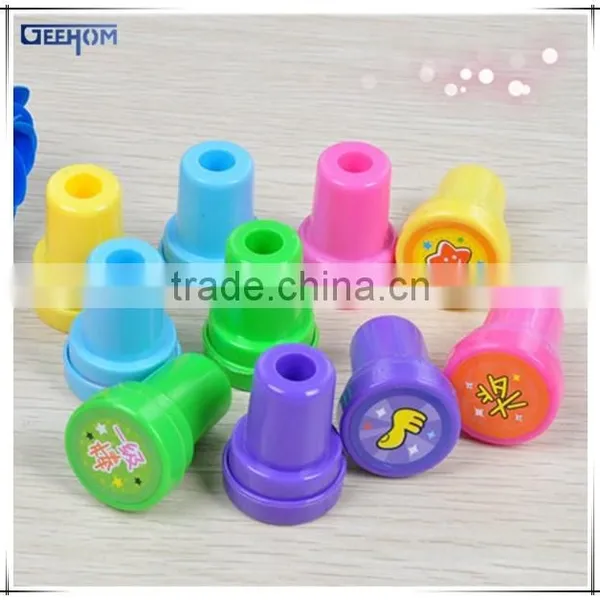 Children Ink Stamp Round Shape photo-2