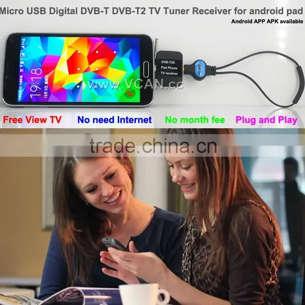 DVB-T2S Android Usb tv Tuner MPEG4 DVB-T DVB-T2 Usb tv Tuner for Android Pad photo-2
