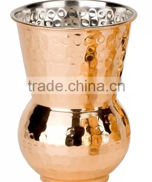 Copper Tumbler Napa Style Bottega Copper Tumblers Moroccan Hammered Tumbler photo-2