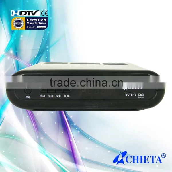 Metal Housing Mini DVB-C Cable TV Receiver With Muti-search Function