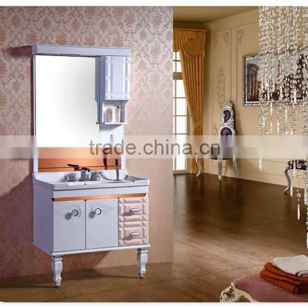 Modern Design High Quality Pvc Bathroom Mirrored Cabinet photo-6