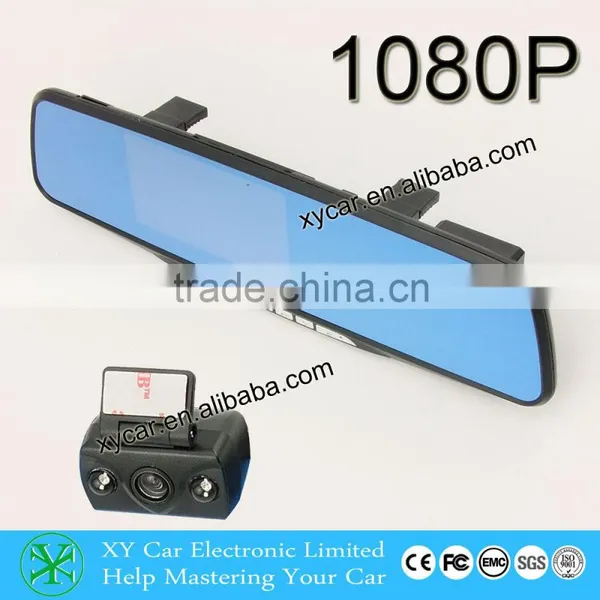 120 Degree 4.3 Inch HD LCD Display Cheap 1080p hd Car Rearview Mirror Camera Dvr XY-801DVR photo-6