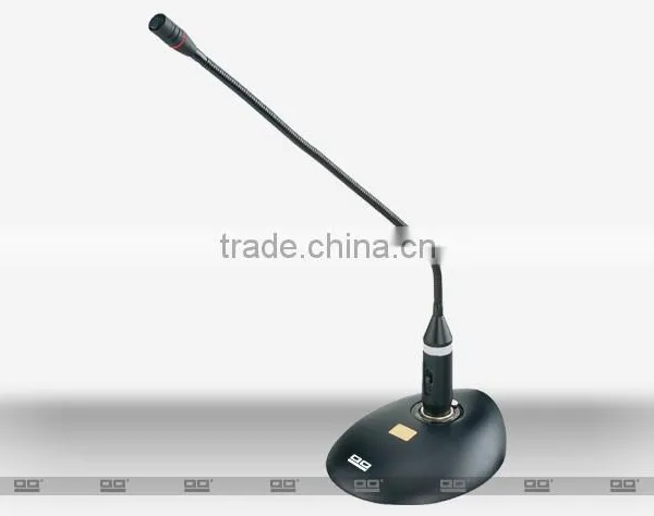 Professional Wired Microphone, Condenser Desktop Microphone With Red Indicator