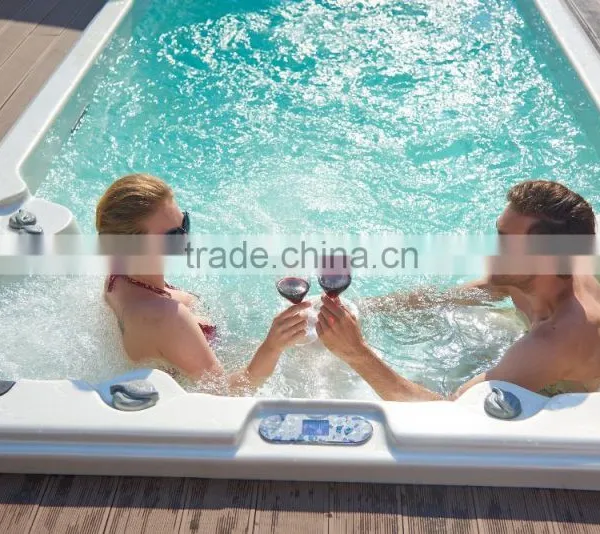 Luxury Balboa Swimming Pool Hot Tub Combo Outdoor Used Swim Spa photo-3