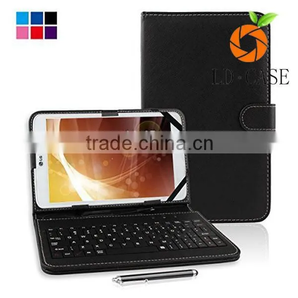 Fashionable Leather Case With Keyboard for 9.7 Inch Tablet pc for IPad photo-2