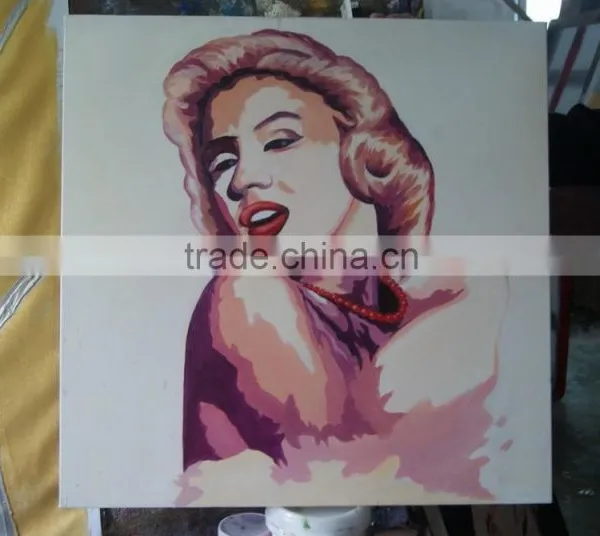 Modern Woman Sex Photo Portrait Oil Painting on Canvas photo-4
