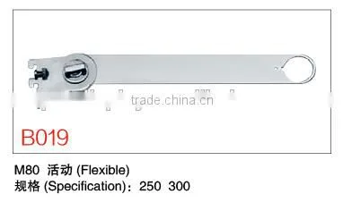 Chrome Slatwall Hanging Shelf Brackets photo-2