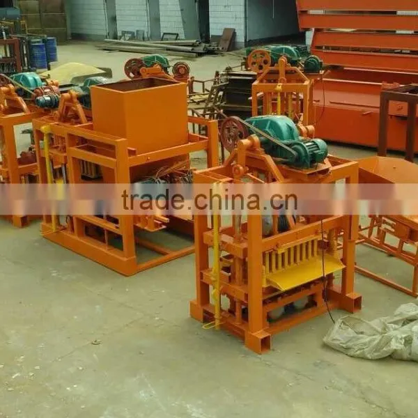 Simple Operation Vibrate Electric Cement Block Forming Machine QTJ4-40 Cheap Price Brick Producing Equipment Best Selling Goods photo-2