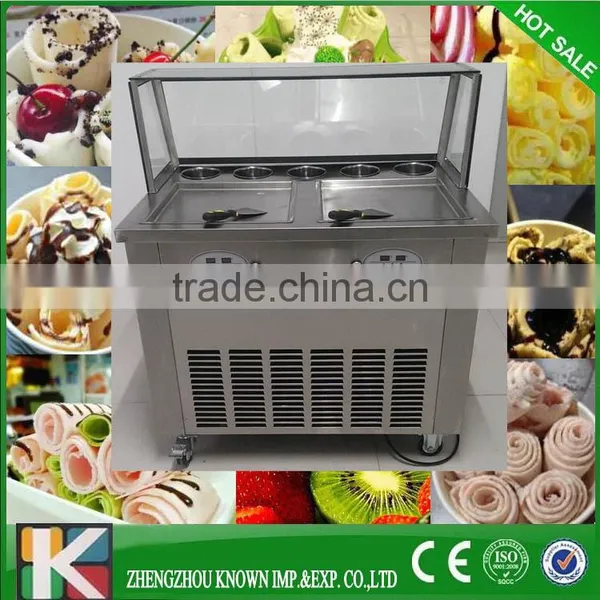 Factory Supply Fried Ice Cream Machine, Ice Cream Fried Machine, Commercial Fried Ice Cream Machine photo-6