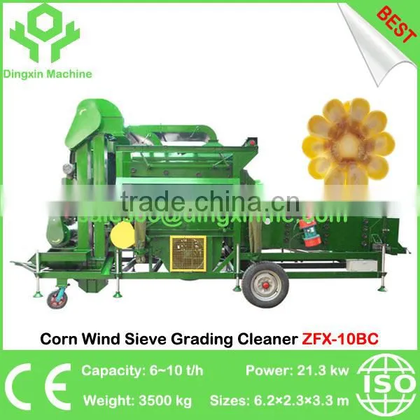 Corn Cleaner Combined Screening Grading Cleaning Machine photo-5