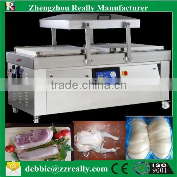 double chamber vacuum packaging machine for fish fillet
