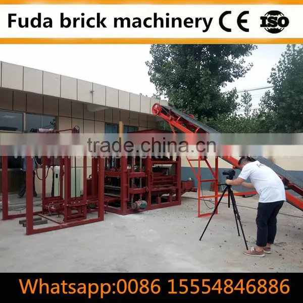 QT4-18 Hydraulic Press Habiterra Brick Machine Line photo-3