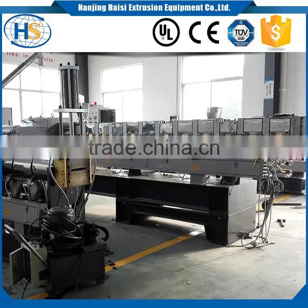 Small Stage Recycled Plastic Nylon Pelletizer Extruder Machine Line photo-5