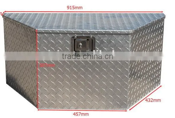 Aluminum Diamond Side Mount Specialty Storage Box photo-6