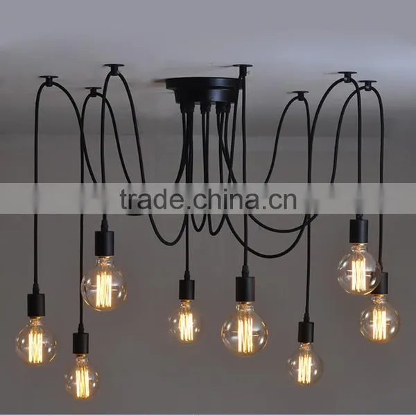 2016 New Modern Bell Glass Pendant Lights Industrial Style Pendant Lamp Edison Bulbs Lighting Hanging Dining Room Lamps photo-2