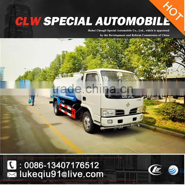 Chinese High Quality 5000liters 4x2 Mini Water Tank Truck for Sales photo-3