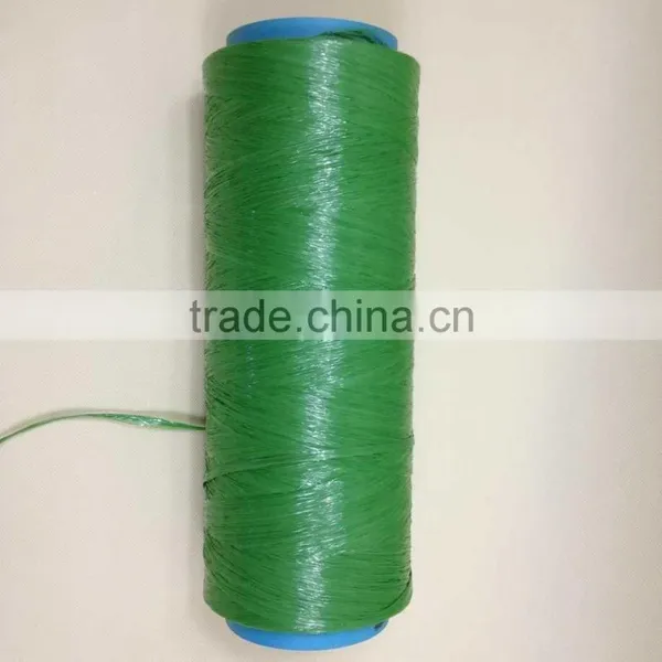 PE/PP 6000dtex Fibrillated Synthetic/Artificial Grass Yarn for Tennis photo-2