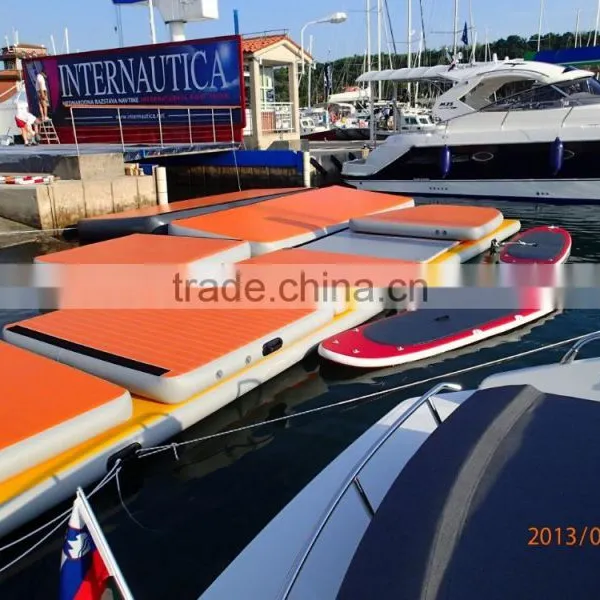 OEM Best Quality Inflatable Floating Water Mat Mattress Inflatable Water Floating Island photo-3