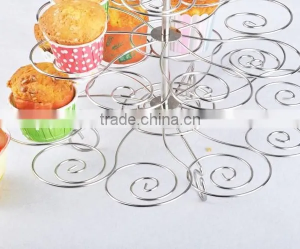 4-tire Solid Metal Display Stand for Wedding Cake photo-4