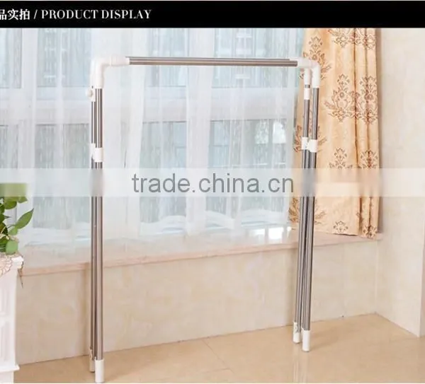 Vivinature New Design Double Pole Clothes Rack and Blanket Rack With Heavy Loading photo-3