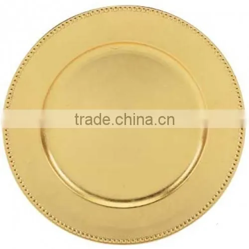 Gold Charger Plate Show Plate photo-2