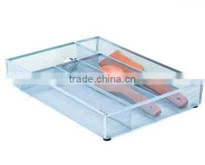 Mesh Small Cutlery Tray With Foam Feet - Kichen Organization / Silverware Storage photo-2