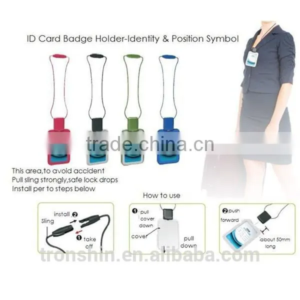 Fleixble Elastic High Quality id Card Holder for Office Working photo-5