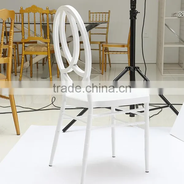 Foshan Furniture Steel Stackable White Chiavari Wedding Chairs photo-4