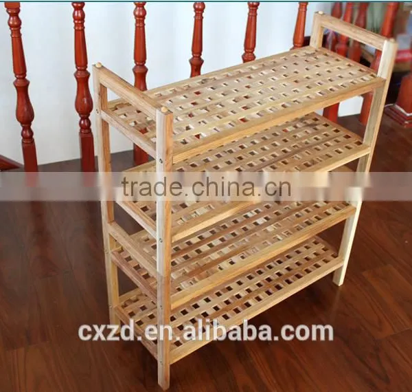 Hot Selling Economical Walnut Shoe Rack photo-2