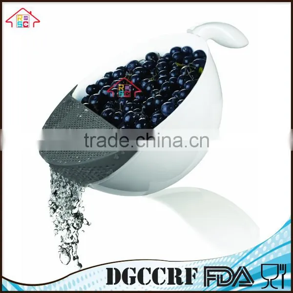 NBRSC Creative 2-in-1 Washer Soak & Strainer Washing Bowls Multifunctional Kitchen Gadgets Colanders photo-5
