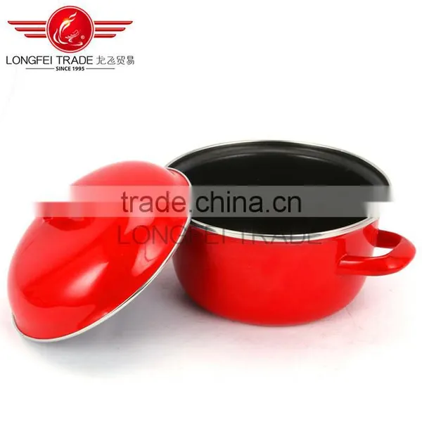 New Design Luxurious Enamel Stew Pot Casserole Hot Pot Turkey Pot OEM photo-5
