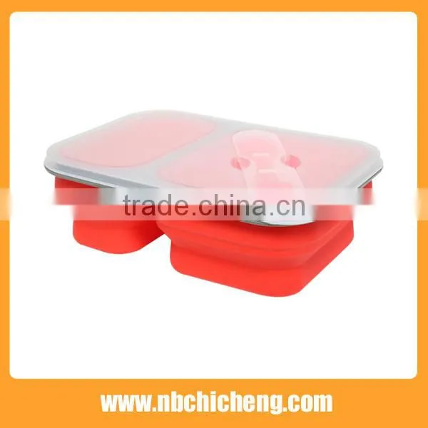 Kitchenware Set Silicone Fast Food Box, Silicone Lunch Box, Silicone Folding Box photo-2