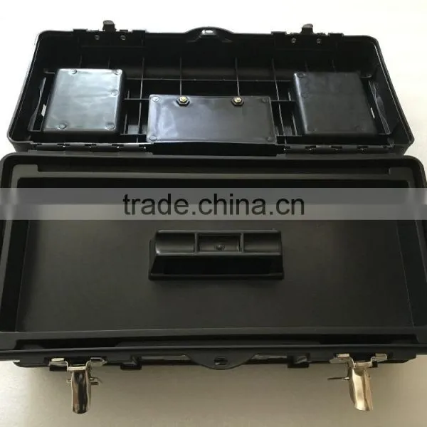 14" STAINLESS STEEL TOOL BOX WITH PLASTIC HANDLE photo-2