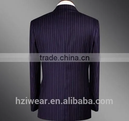 2015 New Stripe Notch Lapel Business Suits for Man / Suit Men photo-2